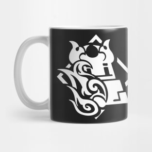 Genshin Impact Thoma Emblem - White Mug